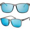 image:imageFlat Mirrored Reflective Color Lens 80s Retro Classic Trendy Stylish Sunglasses  Gift Box Package