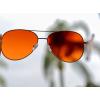 image:imageHD High Definition Vision Driving Golf Classic Large Metal Frame Blue Blocker Lens Aviator Sunglasses  Exquisite Packaging