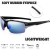 image:imageThe Fresh Half Frame Sports Sunglasses for Men Women Baseball Cycling Running