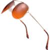 image:imageThe Fresh HD High Definition Vision Driving Golf Classic Large Metal Frame Blue Blocker Lens Aviator Sunglasses with Gift Box