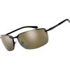 image:imageThe Fresh Rimless Spring Hinged Vintage Rectangle Sunglasses with Gift Box 3Matte Black Gold