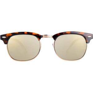 image:imageSemi Rimless Sunglasses Women Men Retro Brand Sun Glasses  Gift Box Package RV04Leopard Print Gold
