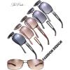 image:imageNarrow Rectangular Metal Sunglasses Design Temple for Men  Exquisite Packaging