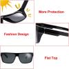 image:imagePolarized Flat Top Rectangular Sunglasses Trapezoid Shape For Men Women  Exquisite Packaging