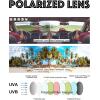 image:imagePolarized Flat Top Rectangular Sunglasses Trapezoid Shape For Men Women  Exquisite Packaging