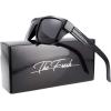 image:imagePolarized Flat Top Rectangular Sunglasses Trapezoid Shape For Men Women  Exquisite Packaging