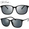 image:imagePolarized Horn Rimmed Sunglasses for Women Vintage Retro Round Lens  Gift Box Package