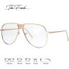 image:imageThe Fresh Fashion Designer Metal frame Clear Lens Aviator Sunglasses Gift Box