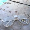 image:imageThe Fresh Fashion Designer Metal frame Clear Lens Aviator Sunglasses Gift Box
