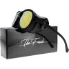 image:imageThe Fresh Gothic Steampunk Side Shield Goggles Retro Sunglasses Rubber Frame with Leatherwear For Men Women  Exquisite Packaging 620504Rubber Black Orange Red Mirror