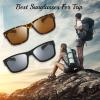 image:imageThe Fresh Polarized Sunglasses for Men Women Driving Fishing Unisex Vintage Rectangular Sun Glasses