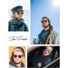 image:imageThe Fresh Semi Rimless Sunglasses Women Men Retro Brand Sun Glasses  Gift Box Package RV01Black RedOrange