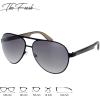image:imageThe Fresh Steel Leather Frame Active Lifestyle Aviator Sunglasses with Gift Box
