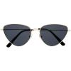 image:imageThe Fresh Vintage Narrow Cat Eye Tinted Lens Sunglasses for Women Gift Box