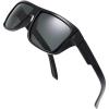 image:imagePolarized Flat Top Rectangular Sunglasses Trapezoid Shape For Men Women  Exquisite Packaging
