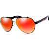 image:imageThe Fresh Steel Leather Frame Real Revo Mirror Lens Active Aviator Sunglasses Gift Box
