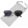 image:imageThe Fresh Vintage Narrow Cat Eye Tinted Lens Sunglasses for Women Gift Box