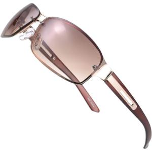 image:imageNarrow Rectangular Metal Sunglasses Design Temple for Men  Exquisite Packaging