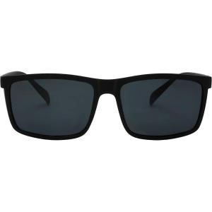 image:imagePolarized Flat Top Wrap Around Shield Rectangular Rubber Sunglasses For Men Women  Exquisite Packaging