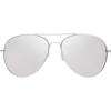 image:imageThe Fresh Classic Aviator Frame Light Color Lens XL Oversized Sunglasses Gift Box23silver